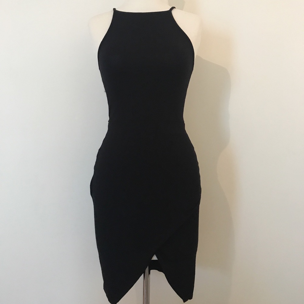 ❌SOLD❌ Asos bodycon asymmetrical slit dress