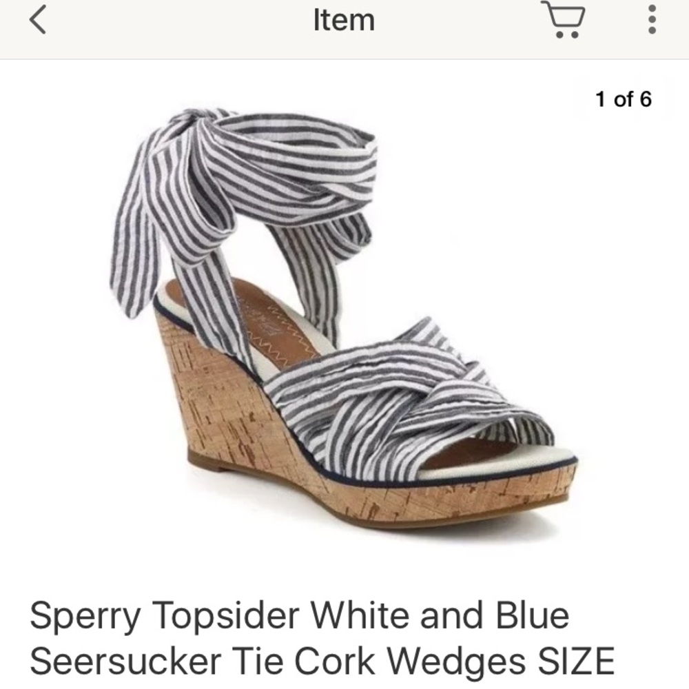 Women's Sperry Topsider Cork Wedges