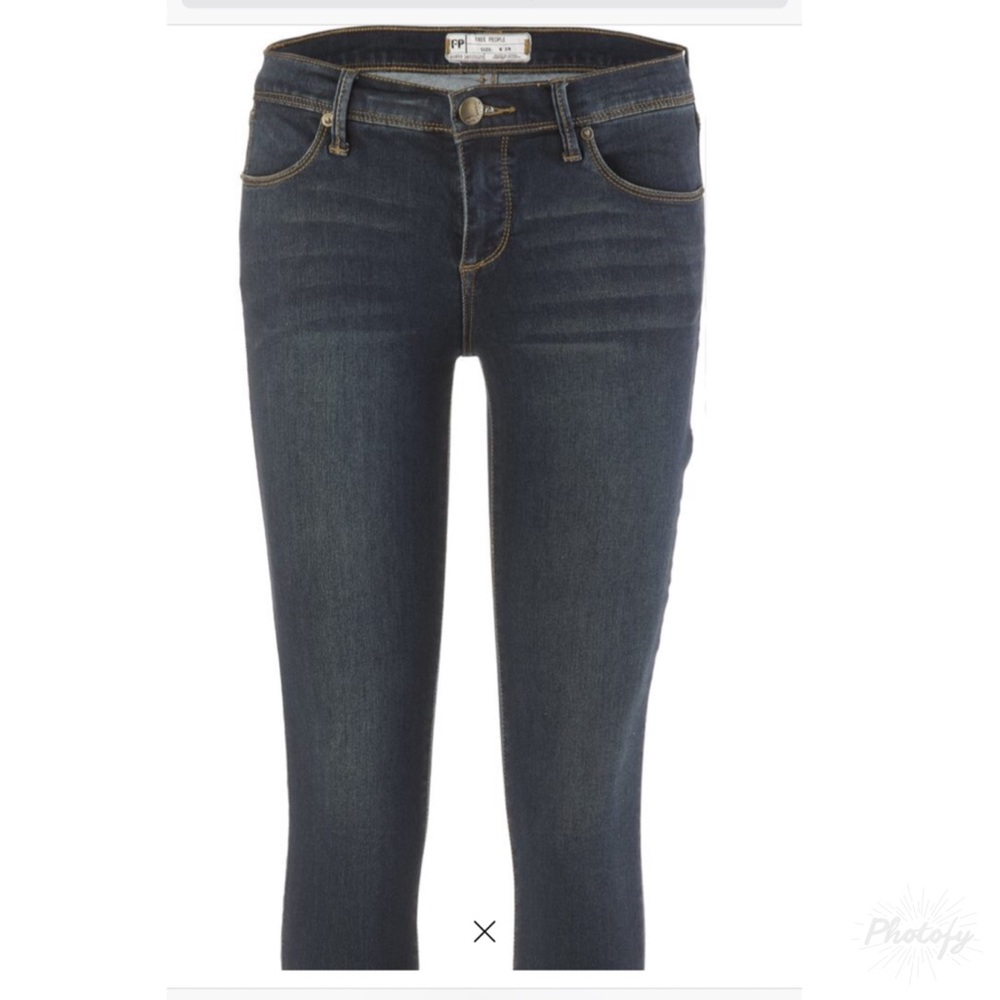 Free people cropped jeans