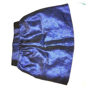 🛍SHIMMERY HIGH-WAISTED FLARE MINI SKIRT