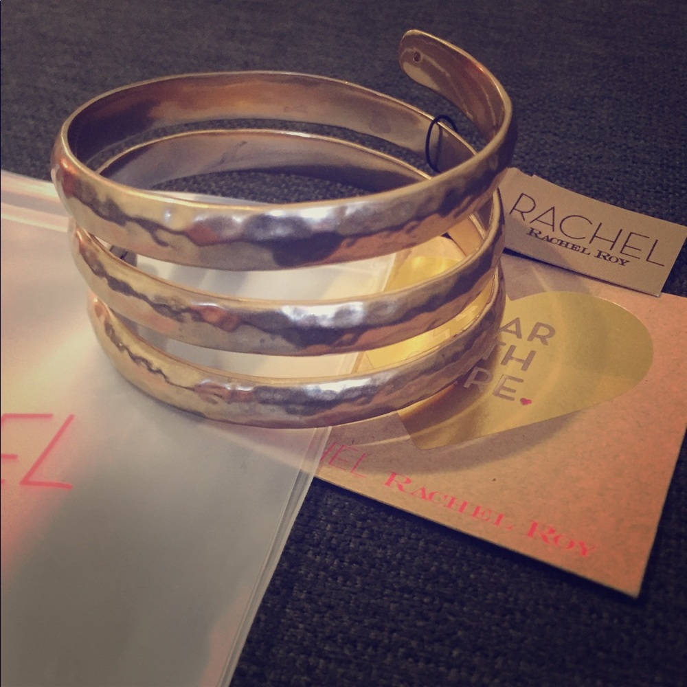 Rachel Rachel Roy spiral bangle