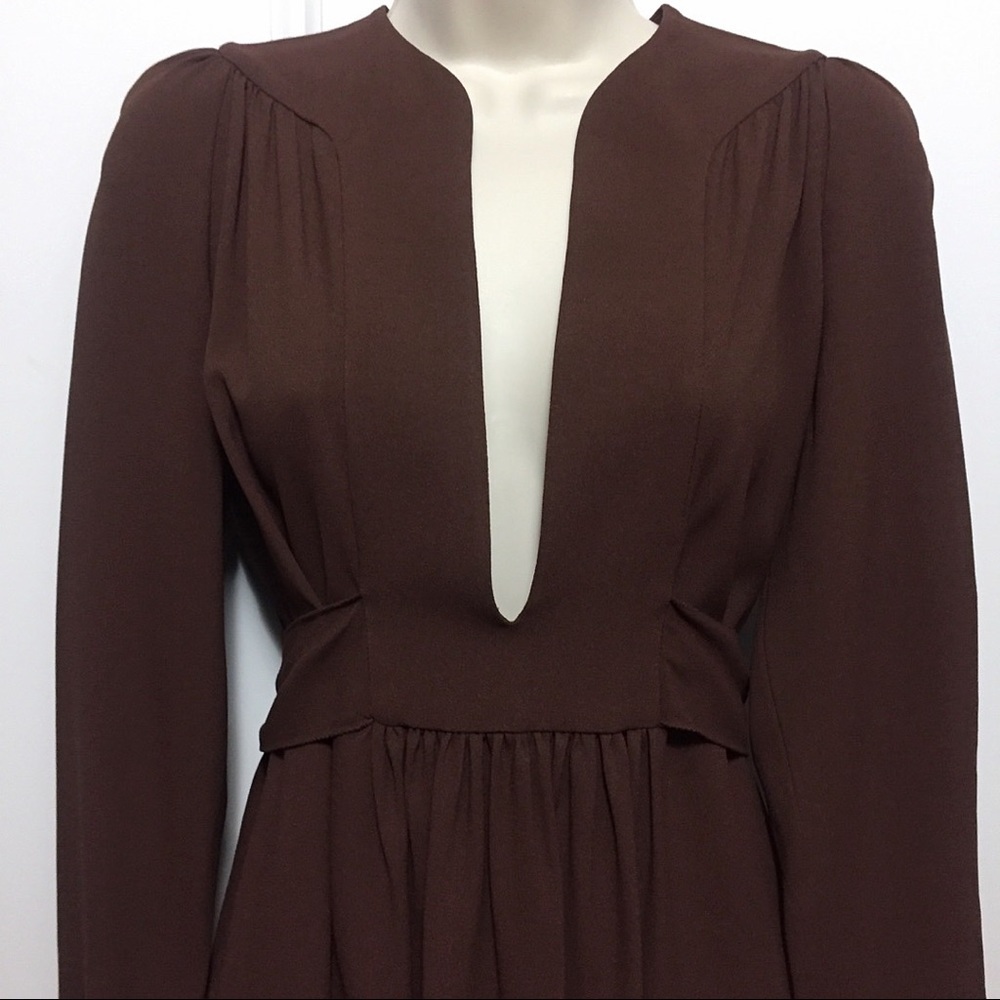 🚫SOLD🚫Prada Chocolate Brown Long Sleeve Top - Picture 3 of 7