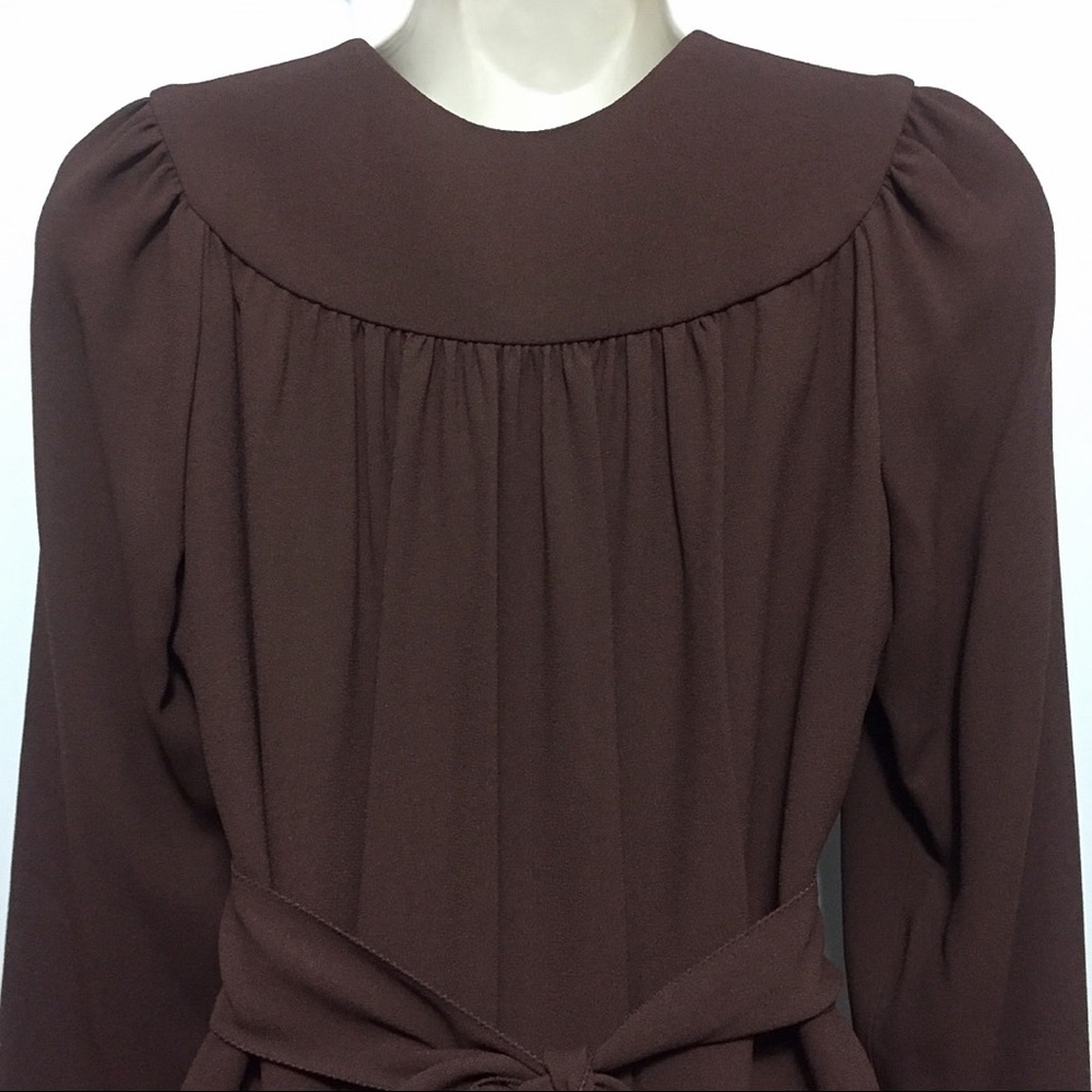 🚫SOLD🚫Prada Chocolate Brown Long Sleeve Top - Picture 4 of 7