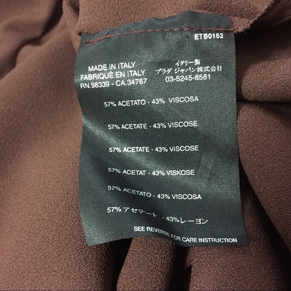 🚫SOLD🚫Prada Chocolate Brown Long Sleeve Top - Picture 6 of 7