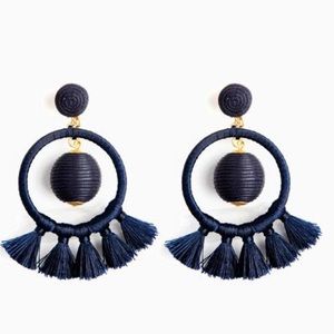 Tuckernuck Navy Dreamcatcher Earrings