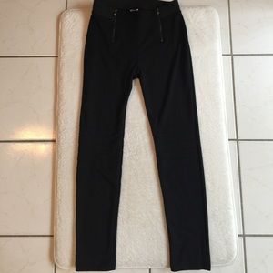 KYJ Kim Young Joo Black Knit Ponte Riding Pants