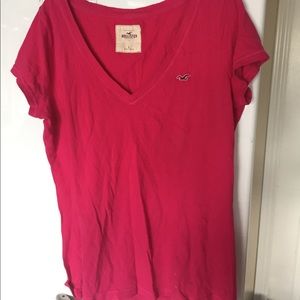 Hot pink Hollister tshirt