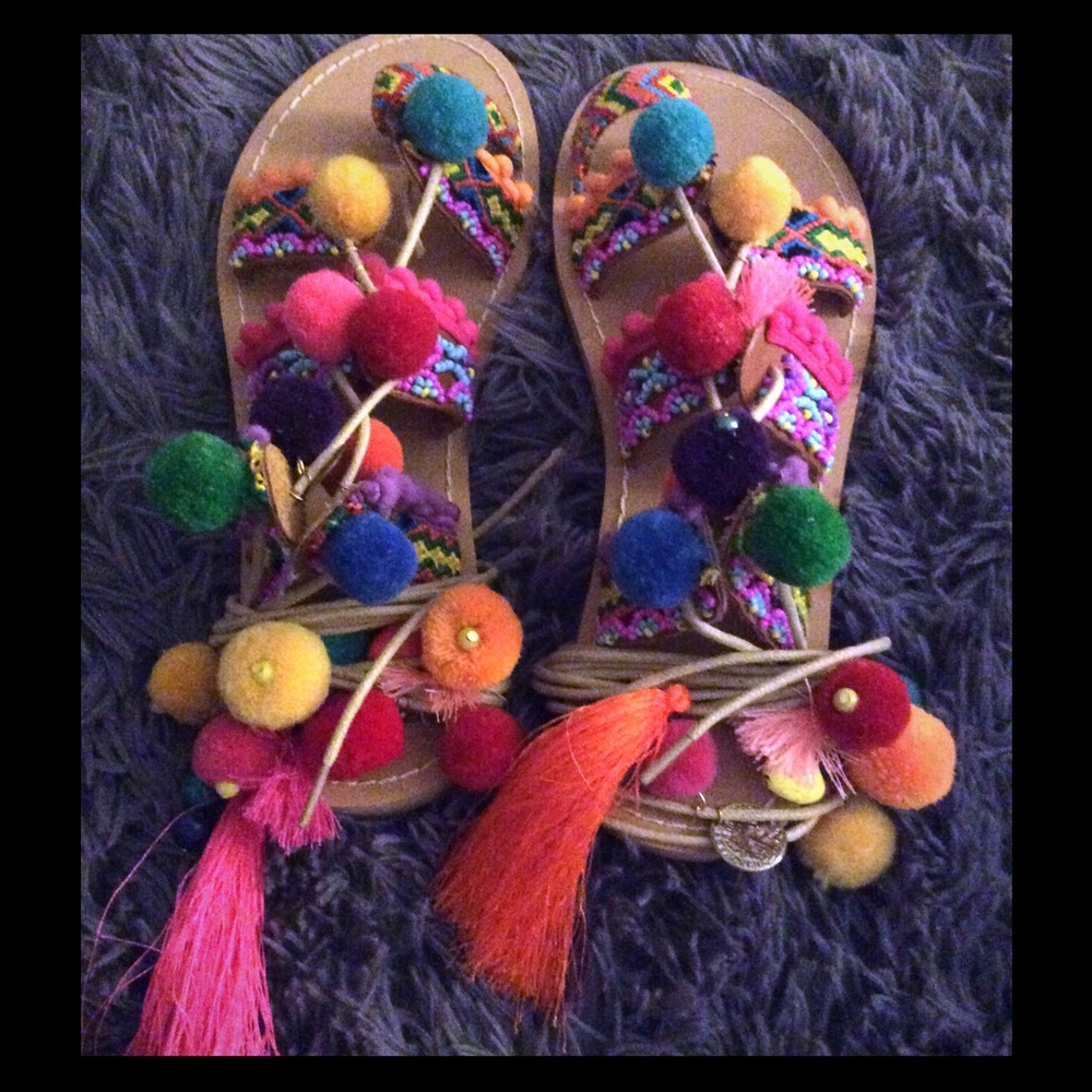 Handmade boho sandals