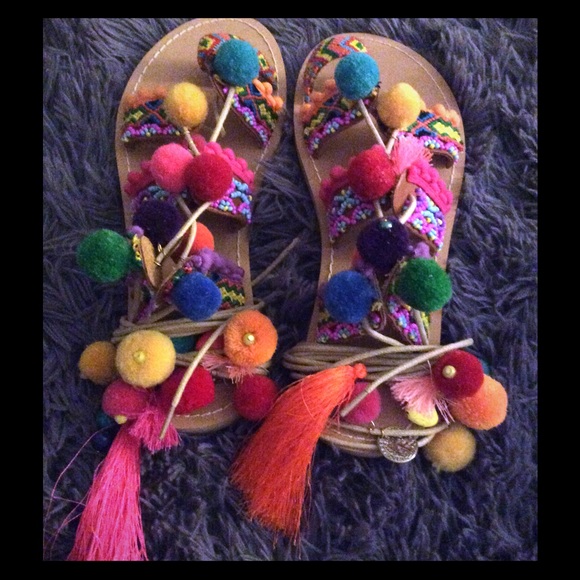 Handmade boho sandals - Picture 1 of 5