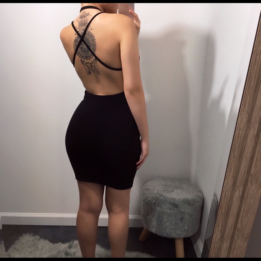 TWO LEFT Aria Strappy Open Back Mini - Picture 2 of 5