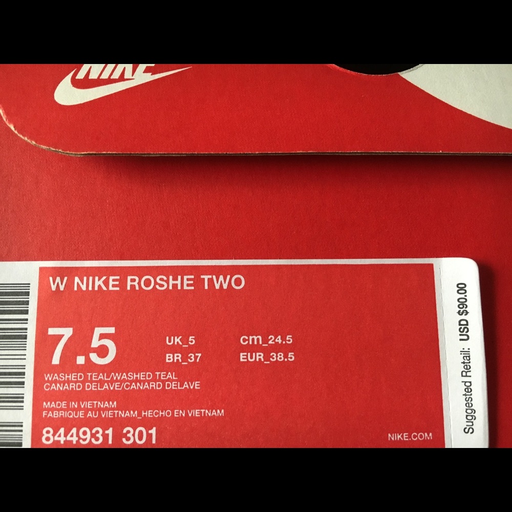 Nike Washed Teal Roshe Two - Picture 5 of 8