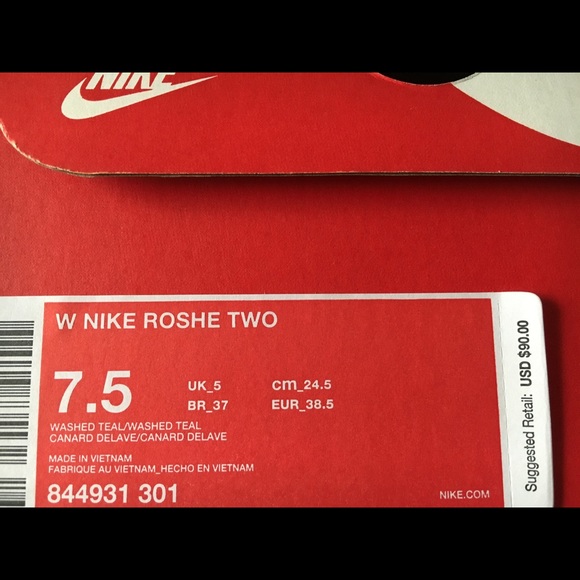 Nike Washed Teal Roshe Two - Picture 5 of 8