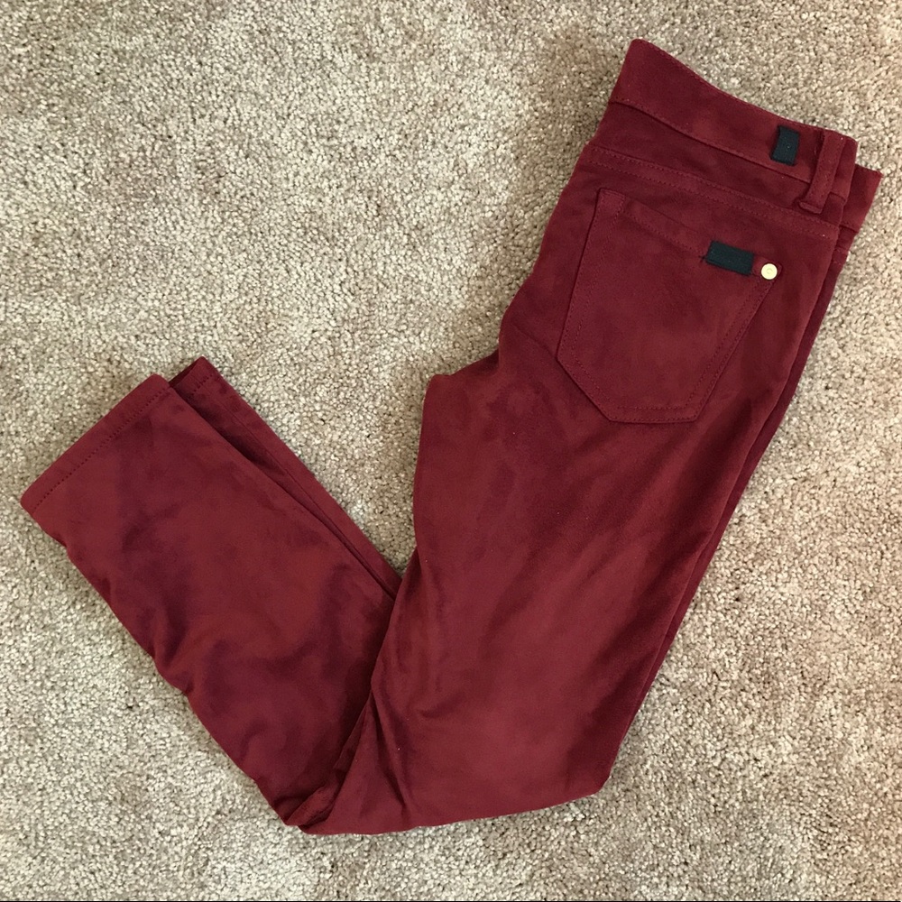 7FAM Faux Suede Kids Skinny Pants