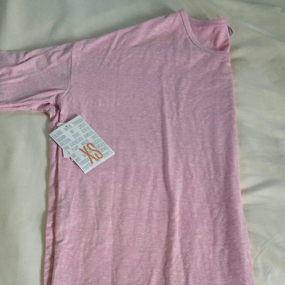 Lularoe XS Irma Solid Pink