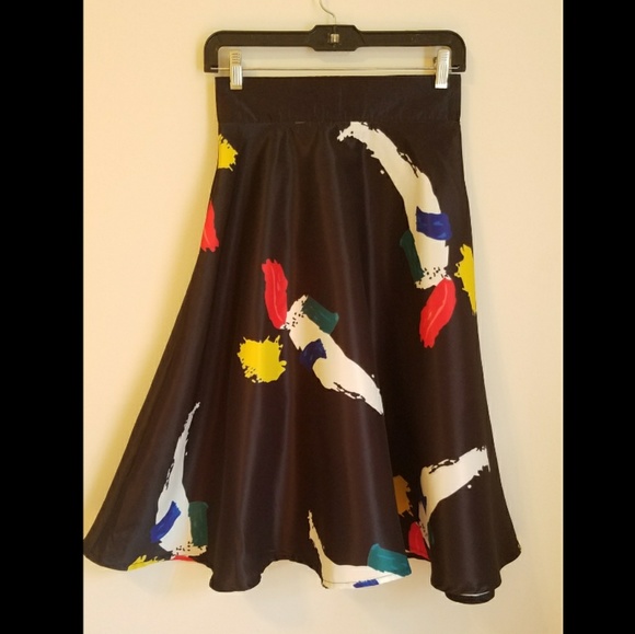 Color splash circle skirt - Picture 1 of 3