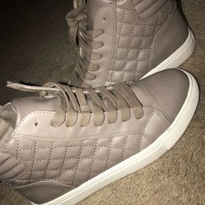 Steve Madden Quilted High Top Sneaker