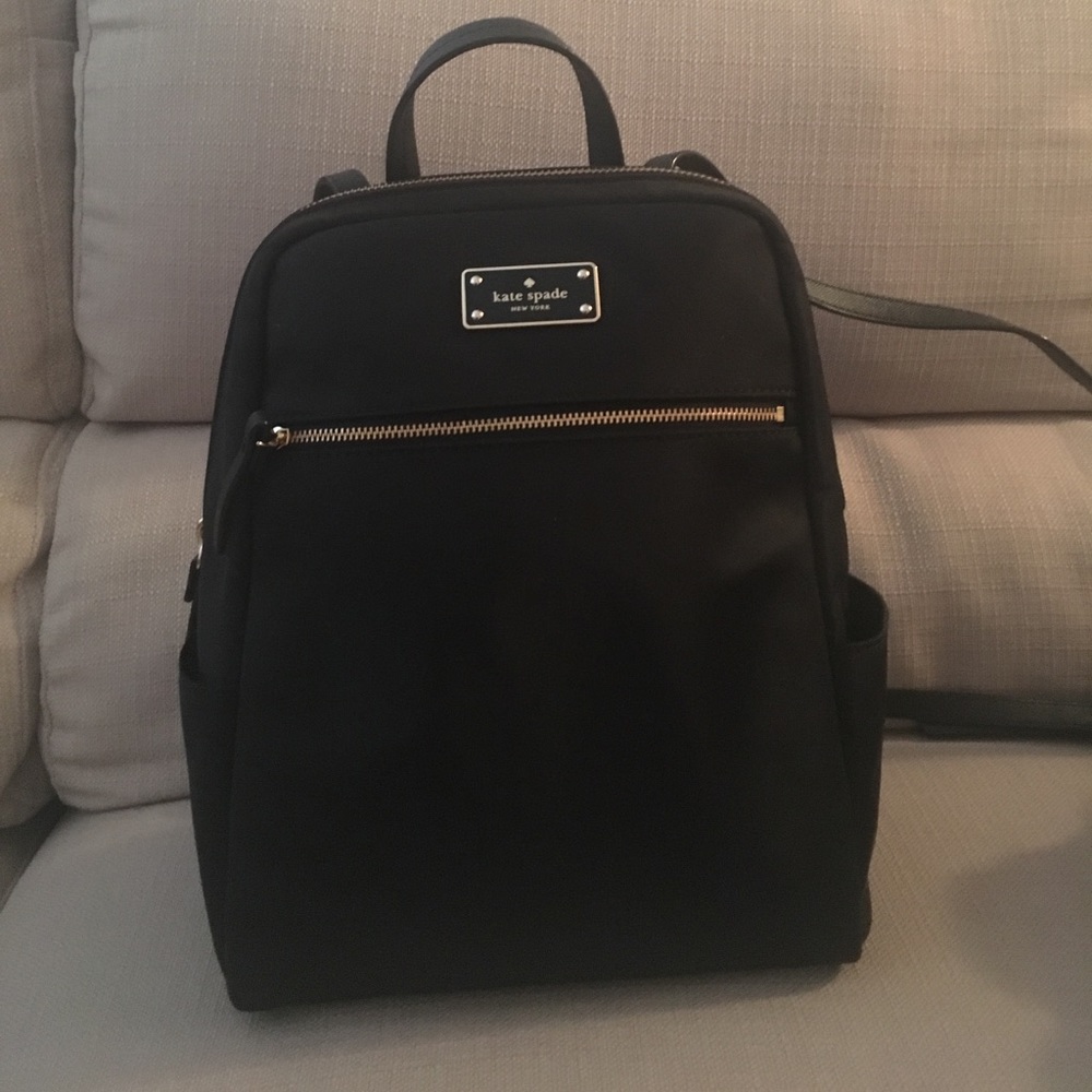Black Kate Spade Nylon backpack