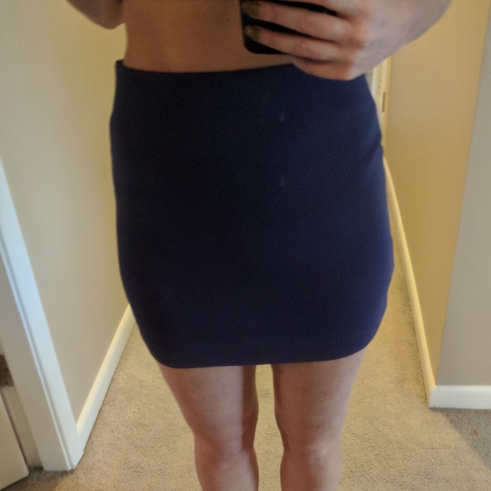 High waisted skirt