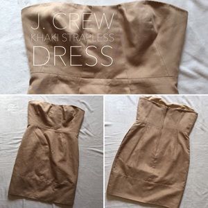 J. Crew Strapless Dress with Pockets