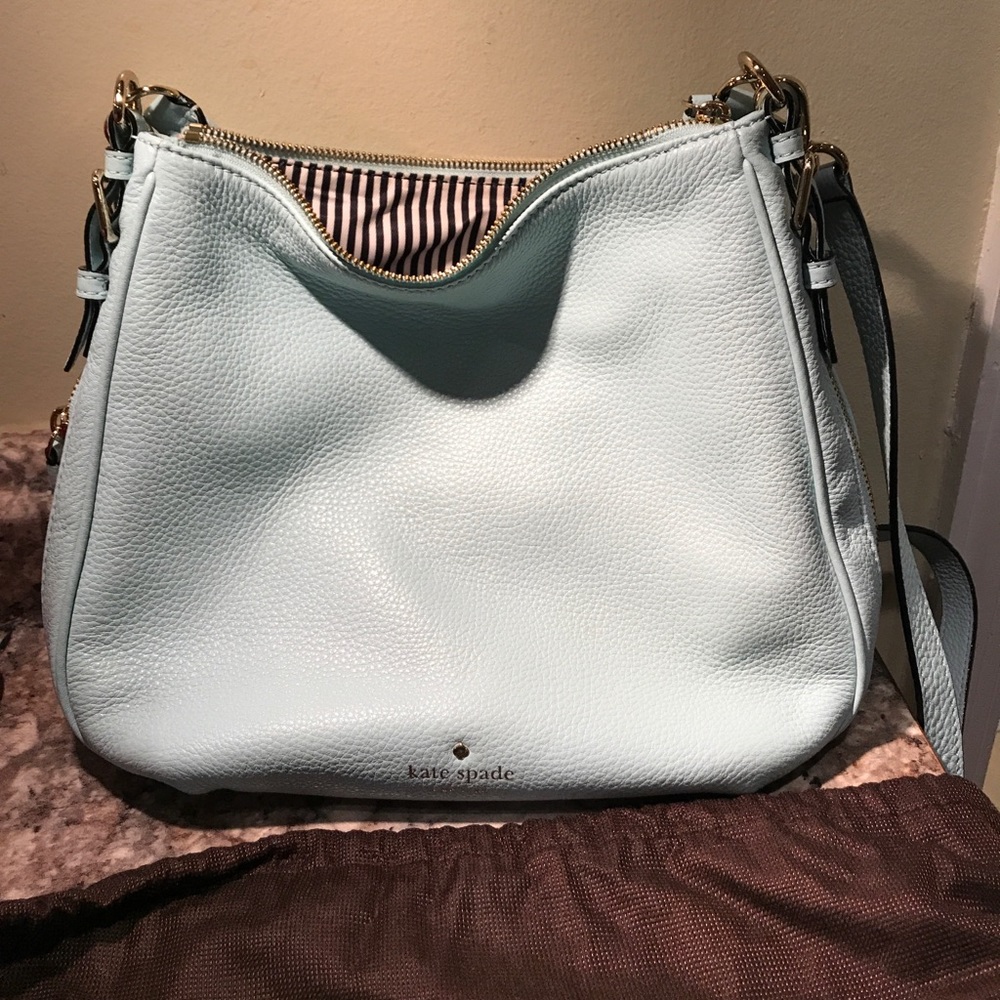 Kate Spade small Ella Grace blue cobble hill