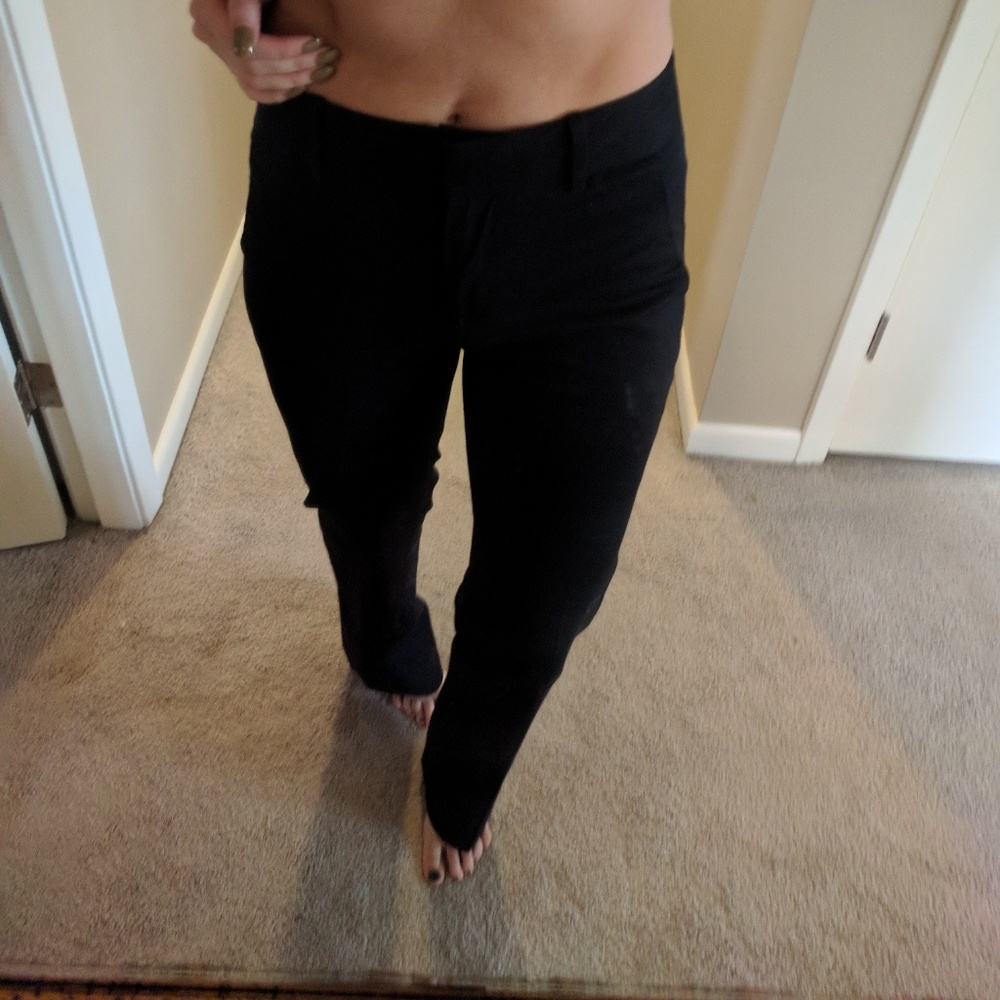 JCrew black trousers