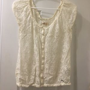 Lace Hollister Top