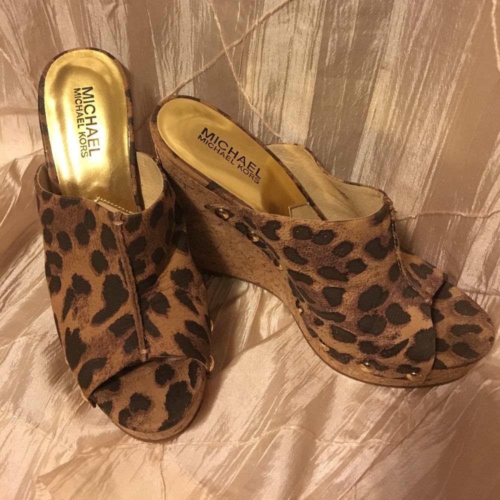 Michael Kors Open Toe Wedges