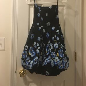 Junior Semi formal Strapless Dress