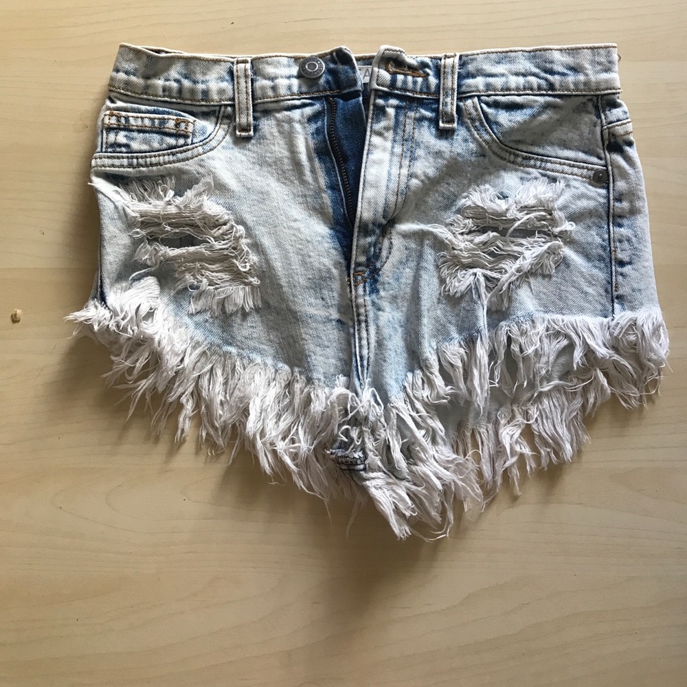 High waisted shorts
