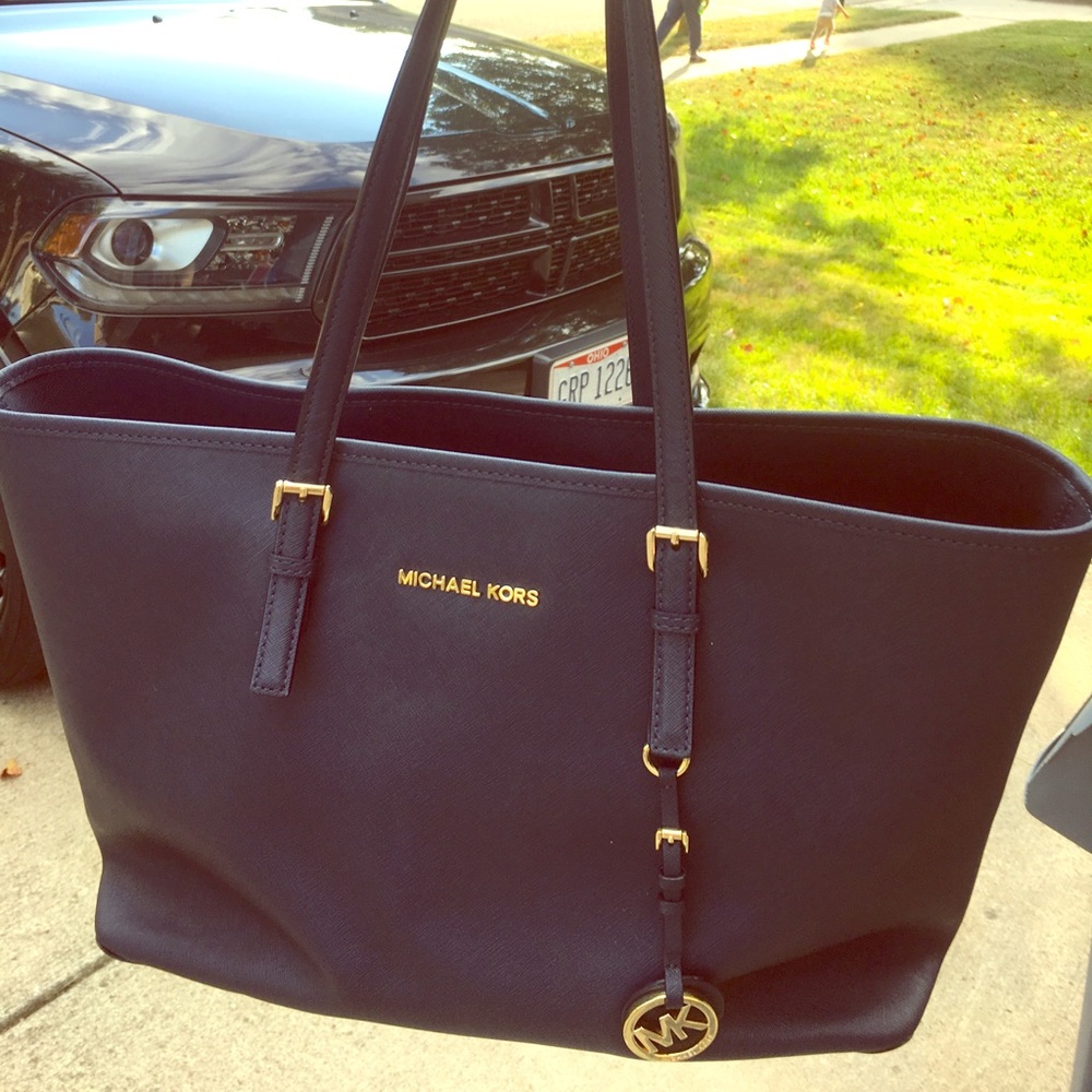 Large Michael Kros Jet Set Tote