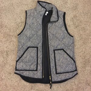 J Crew Herringbone Vest