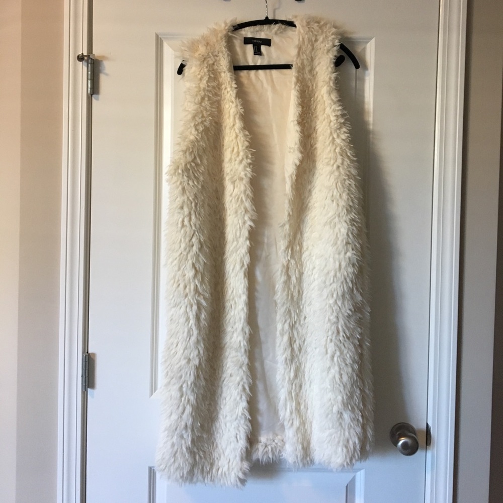 Forever21 Fur Duster Vest