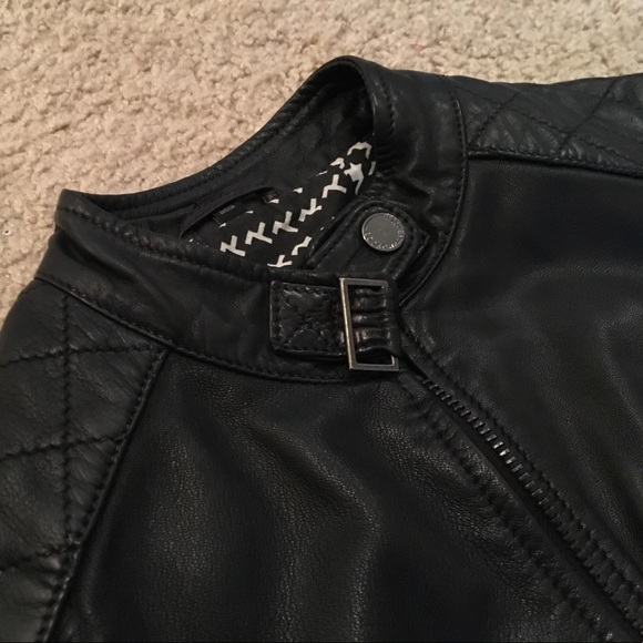 Black leather jacket - Picture 3 of 5