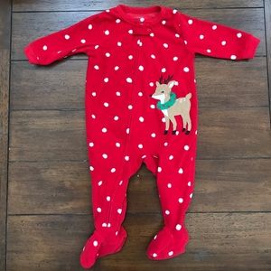 Christmas fleece pajamas