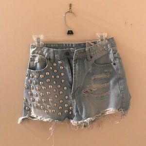 UNIF jean shorts