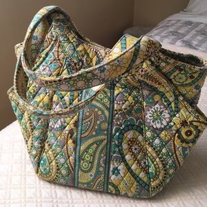 Vera Bradley paisley tote bag