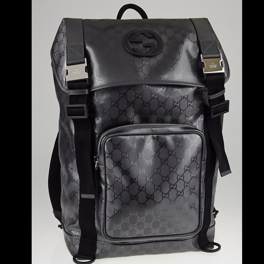 ❌SOLD❌GG Coated Canvas Interlocking G Supreme