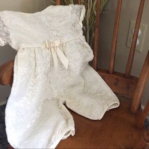 Infant lace pant suit