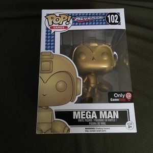 Gold Mega Man Funko Pop