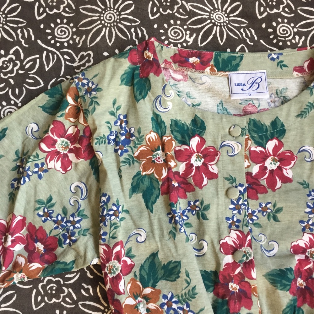 Vintage Floral Romper.