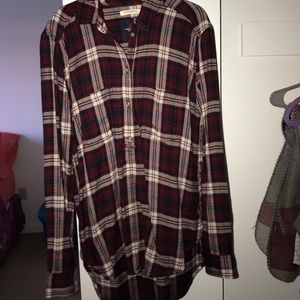 American eagle half button up