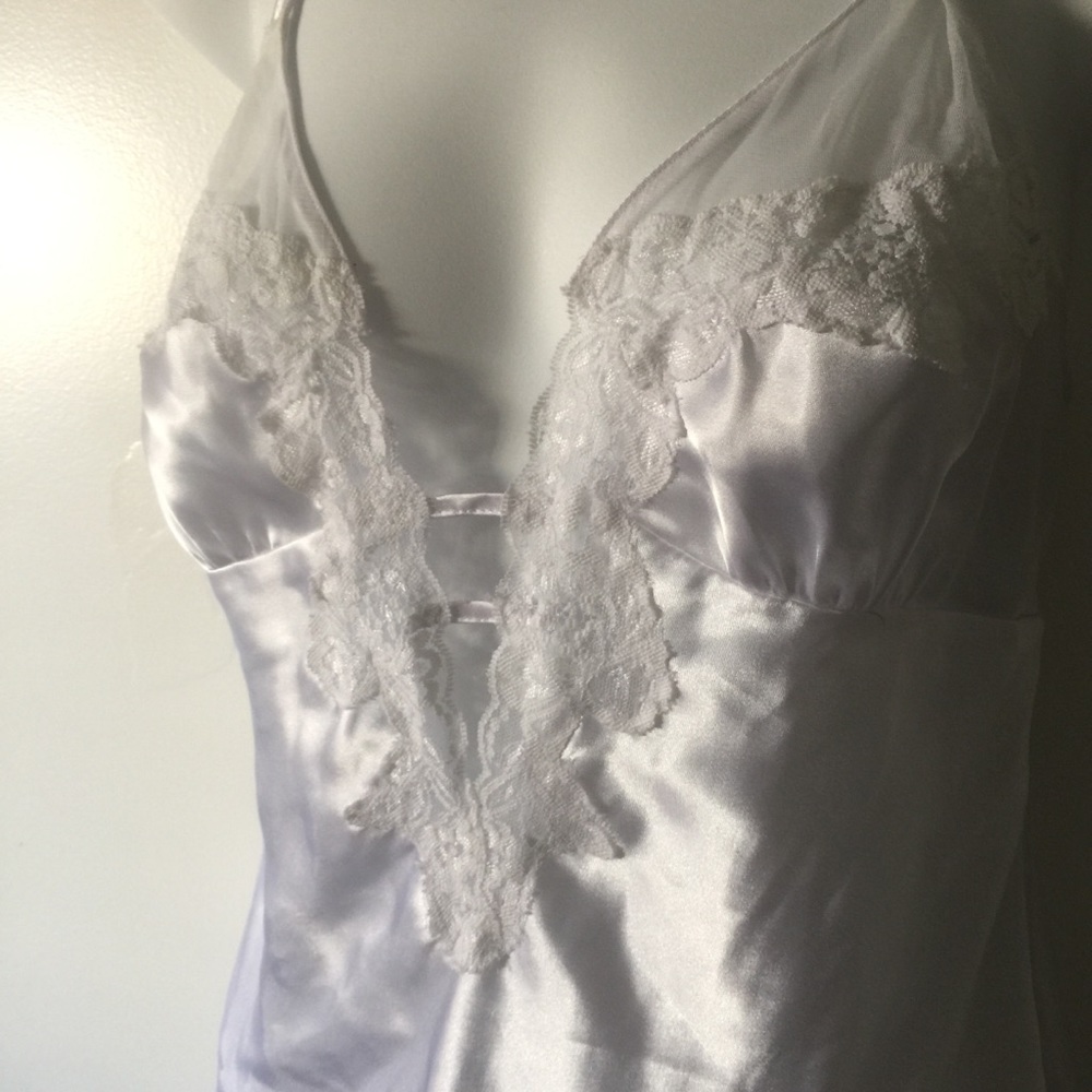 White Fredrick’s of Hollywood chemise