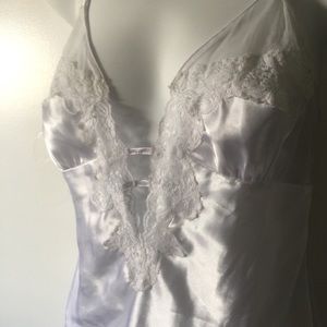 White Fredrick’s of Hollywood chemise