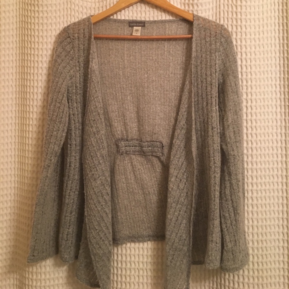 Laila Rowe Gray Cardigan