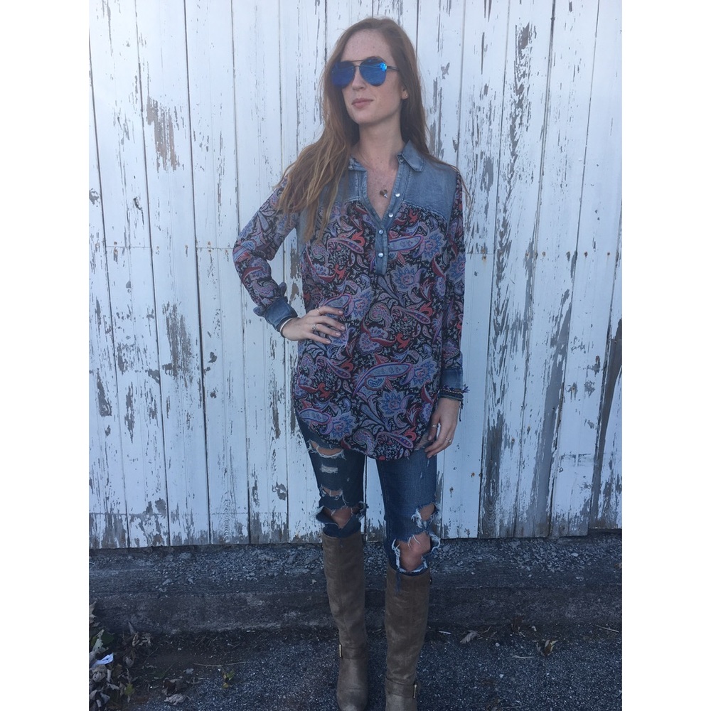 ONY ONE LEFT!!!! The Denim Merlot ✨ (purple)