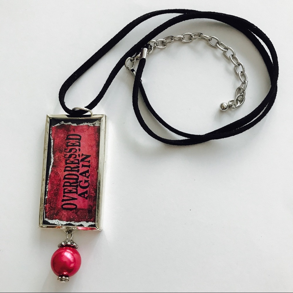 Overdressed Again Charm Necklace - Picture 2 of 2