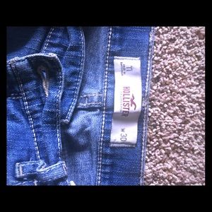 Hollister jean shorts.