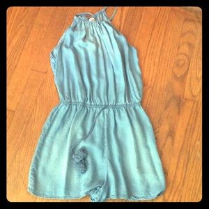Blue romper