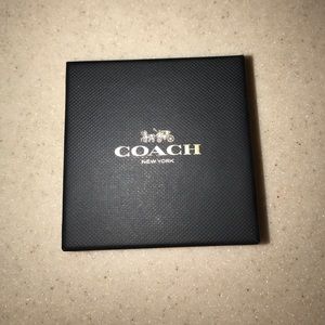 3 Rose gold Coach rings