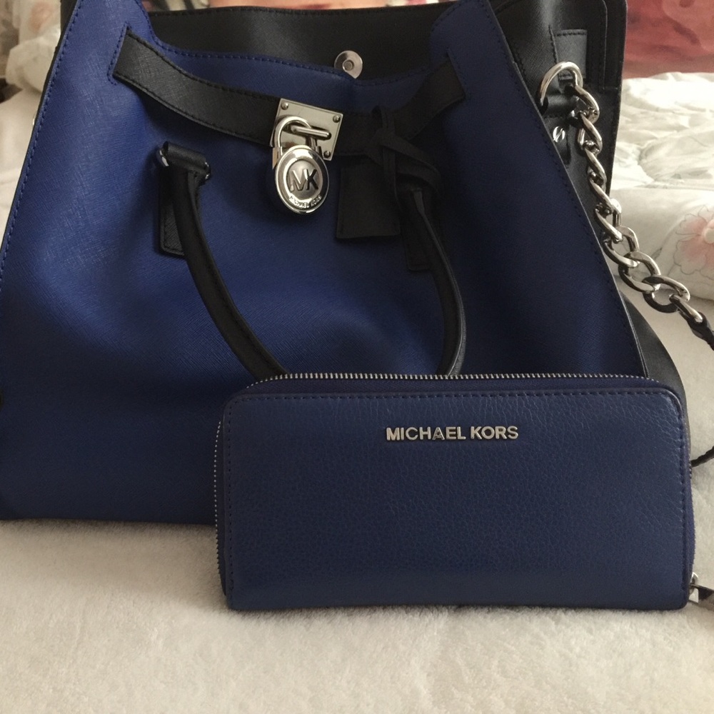 Michael Kors Hamilton Large Handbag and Wallet